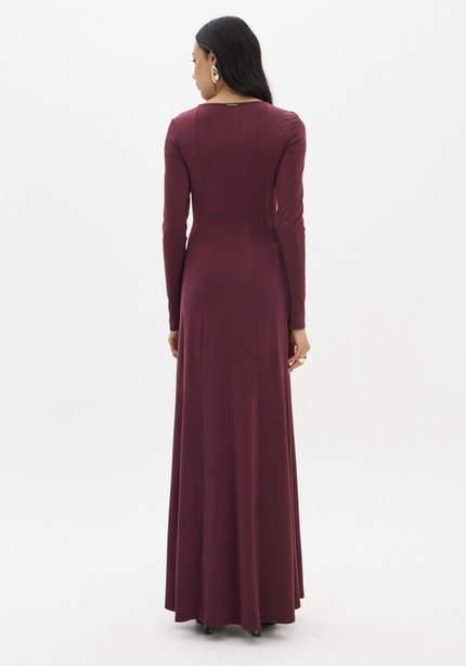 Vestido Super Midi Manga Longa - Myft