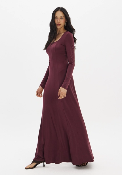 Vestido Super Midi Manga Longa - Myft