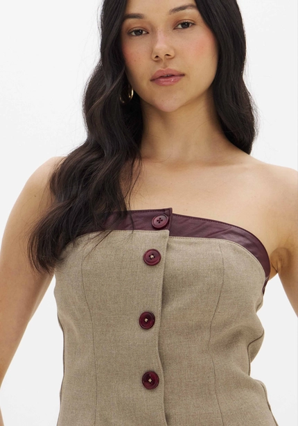Blusa Corset Alfaiataria - Myft