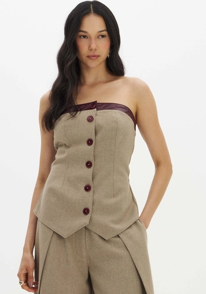 Blusa Corset Alfaiataria - Myft