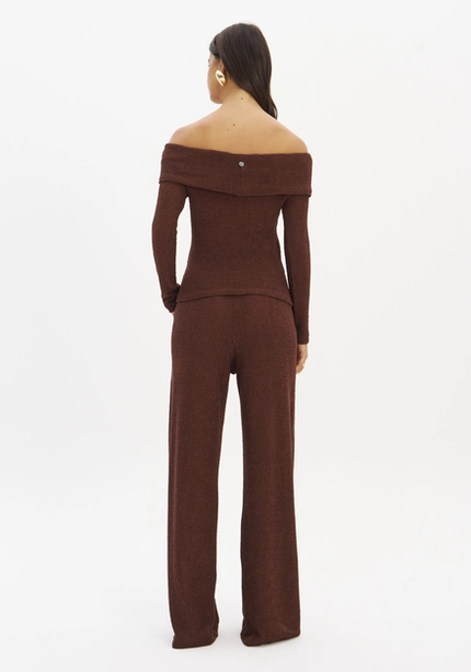 Calça Full Length Texturizada – Myft