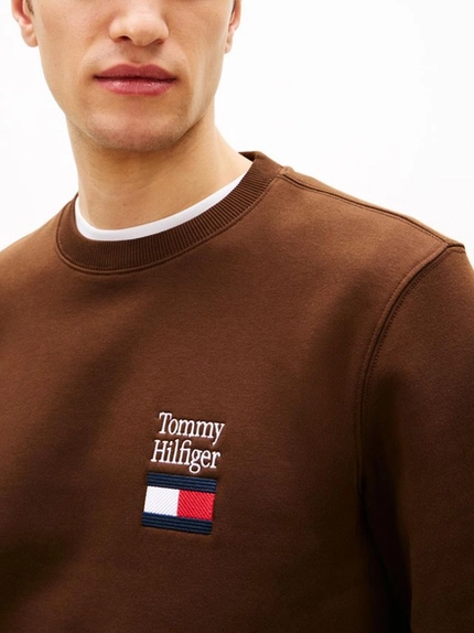 Moletom Embro Flag Sweatshirt - Tommy Hilfiger