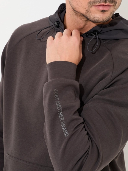 Moletom Knit Flex Capuz Nylon - Jab