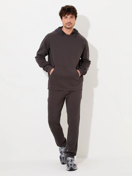 Moletom Knit Flex Capuz Nylon - Jab