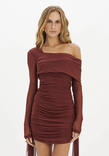 Vestido Curto Ombro Único - Myft