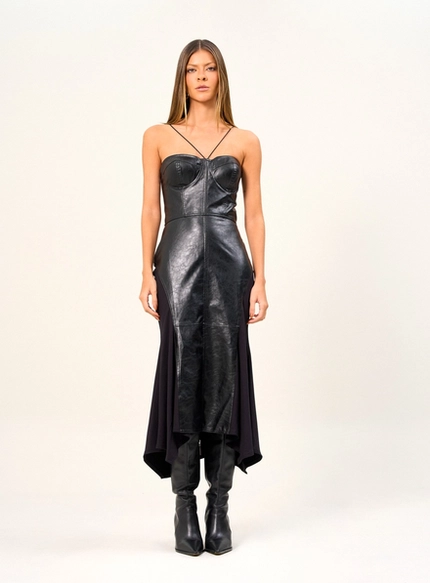 Vestido Couro - Open