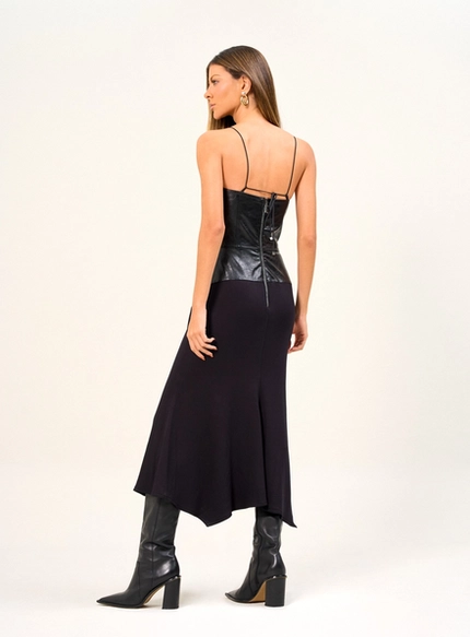 Vestido Couro - Open