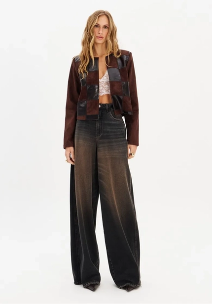 Casaco Patchwork Suede - Myft