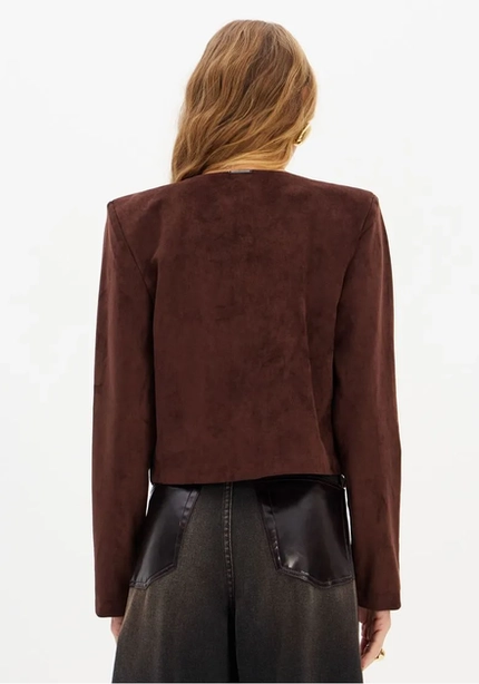Casaco Patchwork Suede - Myft
