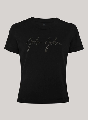 Camiseta Justa Bright Preto - John John