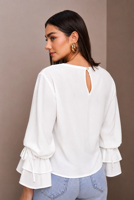 BLUSA SEM MANGA ASSIMETRICA Y065.264