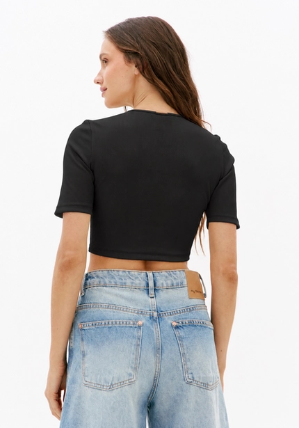 Blusa Cropped Canelada - Myft