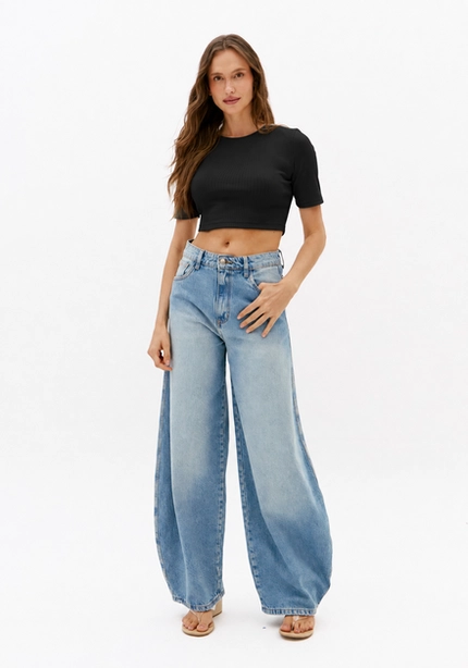 Blusa Cropped Canelada - Myft