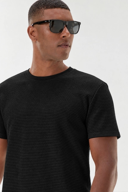 Camiseta Regular Texturizada - Invicci