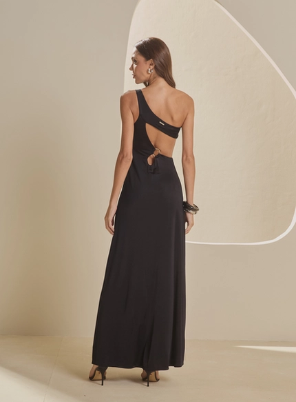 Vestido Longo Assimétrico – Forum