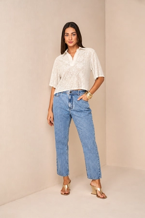 Blusa Polo Rendada – Yexx
