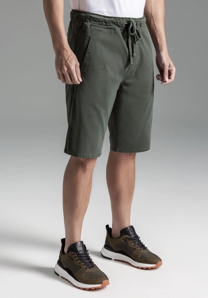 Bermuda Jogger em Sarja – Hangar