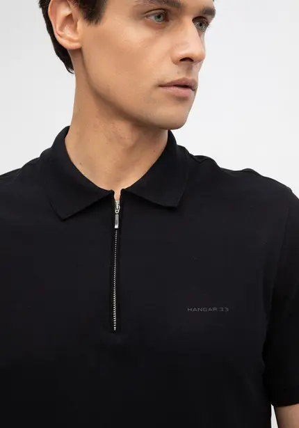 Camisa Polo Com Zíper - Hangar
