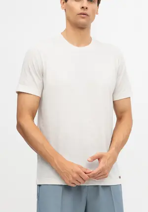 Camiseta Em Malha Linho - Hangar