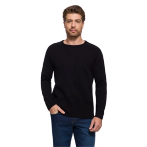 Blusa Raglan Texturizada com Detalhe na Gola – Cellus