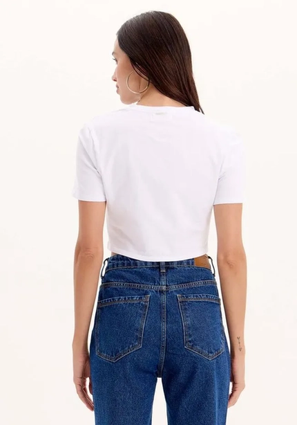 T-Shirt Cropped Argola – Myft