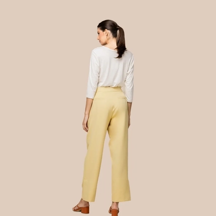 Calça Pantalona Com Amarração – Malise