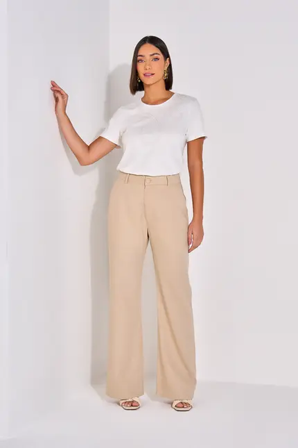 Calça Alfaiataria em Linho – Yexx