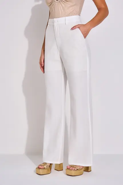 Calça Alfaiataria em Linho – Yexx