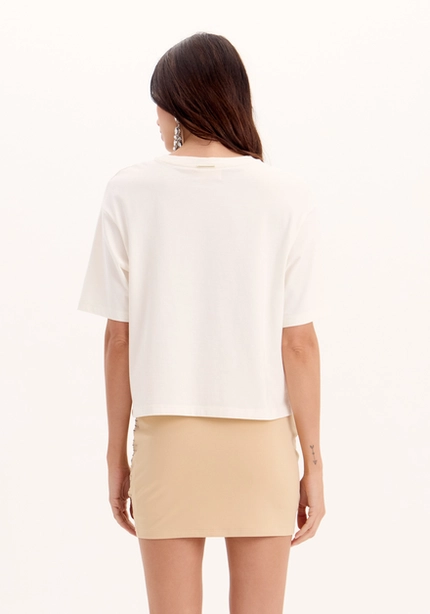 T-shirt Com Estanpa – Myft