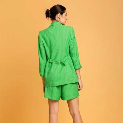 Blazer Alongado Risca de Giz – Malise