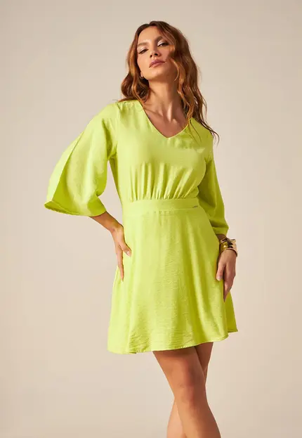 Vestido Curto Chicago Rayon – Bana Bana