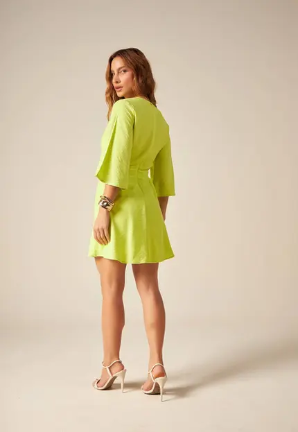 Vestido Curto Chicago Rayon – Bana Bana