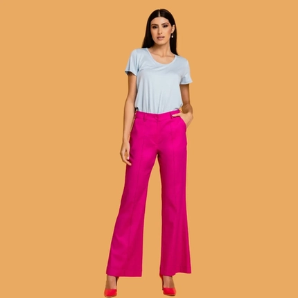 Calça Flare Em Linho – Malise