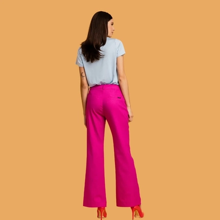 Calça Flare Em Linho – Malise