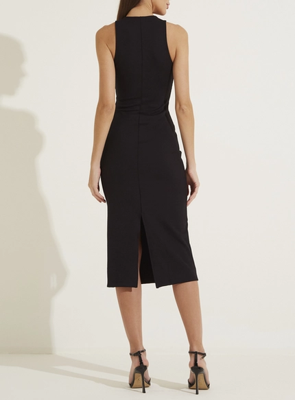 Vestido Midi Decote V - Forum
