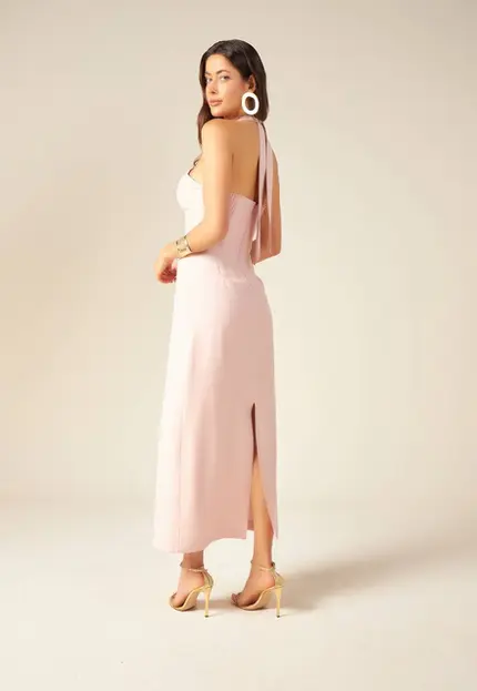 Vestido Midi Liso – Bana Bana
