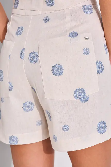 Shorts Saia Bordado Boho Chic – Yexx