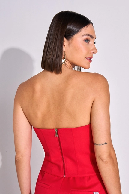 Corselet com Zíper Costas – Yexx