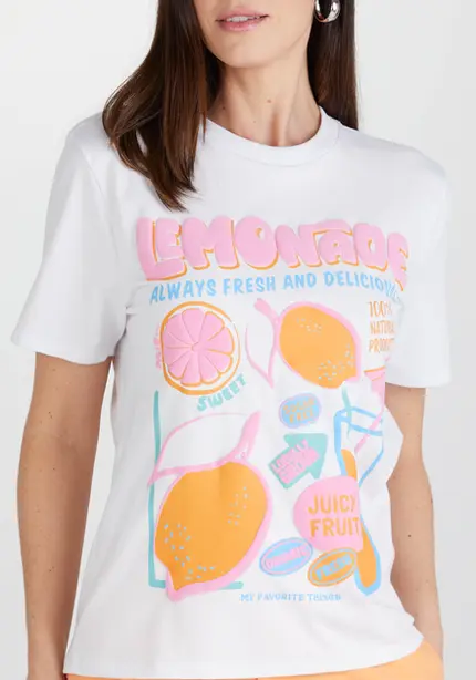 T-Shirt Estampada - Myft