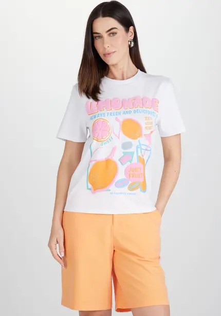 T-Shirt Estampada - Myft