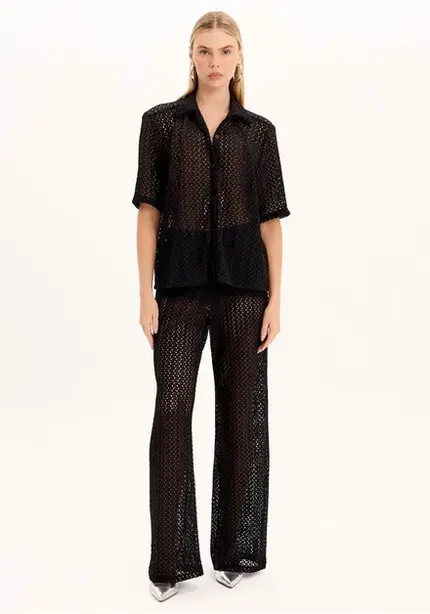 Calça Renda com Hot Pants – Myft