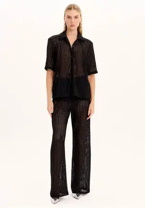 Calça Renda com Hot Pants – Myft