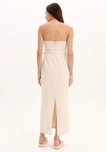 Vestido Sarja Midi - Myft
