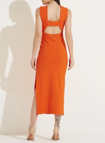 Vestido Longo Recorte – Forum