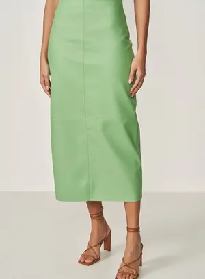 Saia Midi Cintura Alta – Colcci