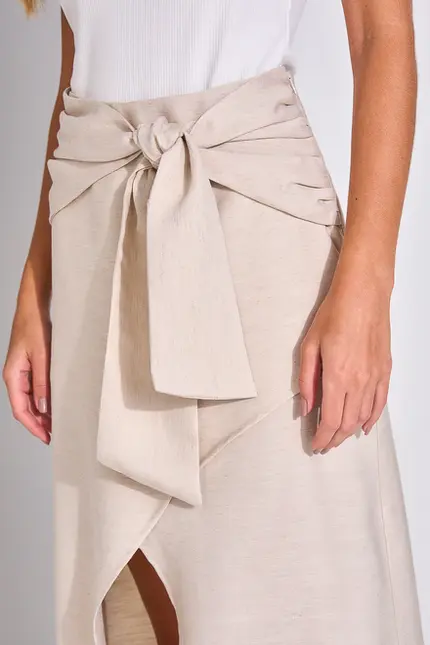 Saia Midi com Fenda – Yexx