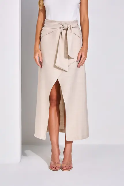 Saia Midi com Fenda – Yexx