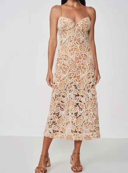 Vestido Midi Flora - Colcci