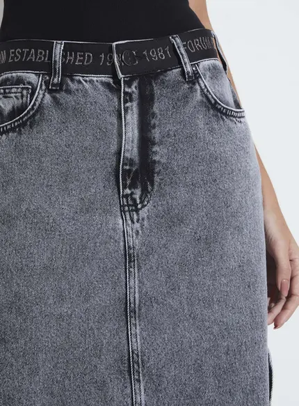 Saia Jeans Longa - Forum