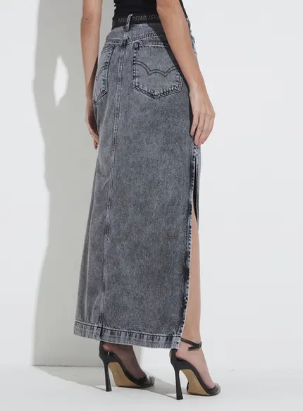 Saia Jeans Longa - Forum